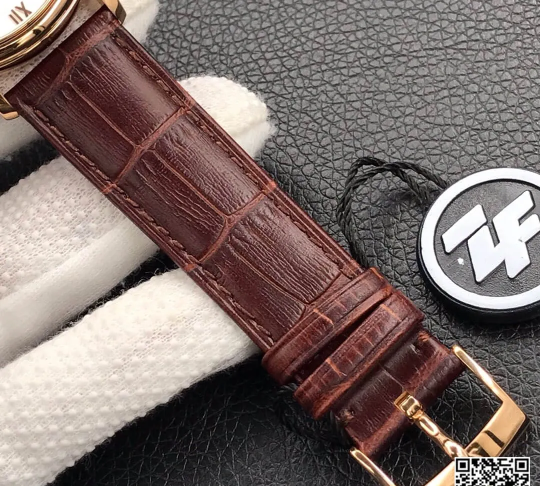 Omega De Ville 424.53.40.21.02.001 ZF Factory 1:1 Best Edition Replica Watch Brown Leather Strap